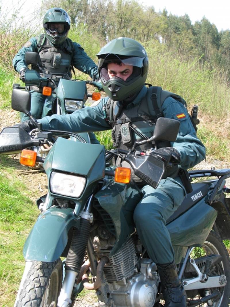 GAR de la Guardia Civil: motocicletas todoterreno para patrullas en terreno agreste