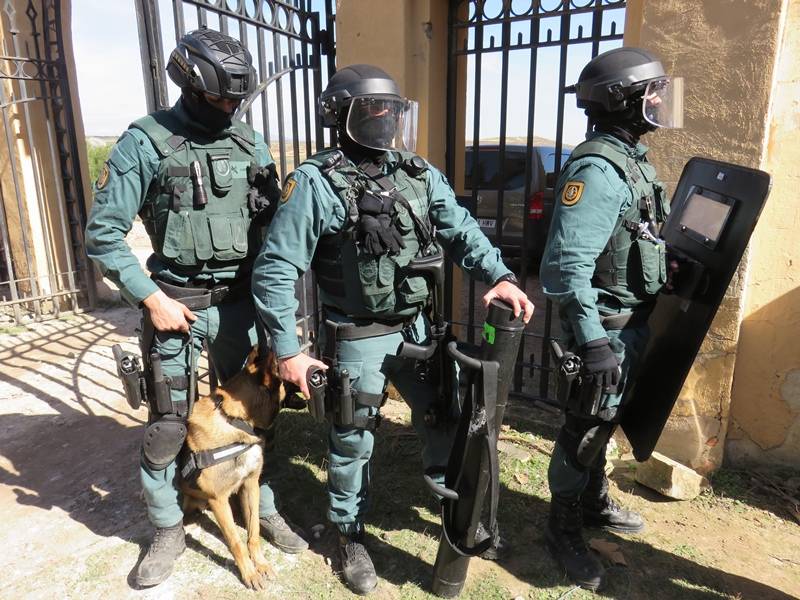 GAR de la Guardia Civil: equipo individual del GAR, adaptado a sus cometidos